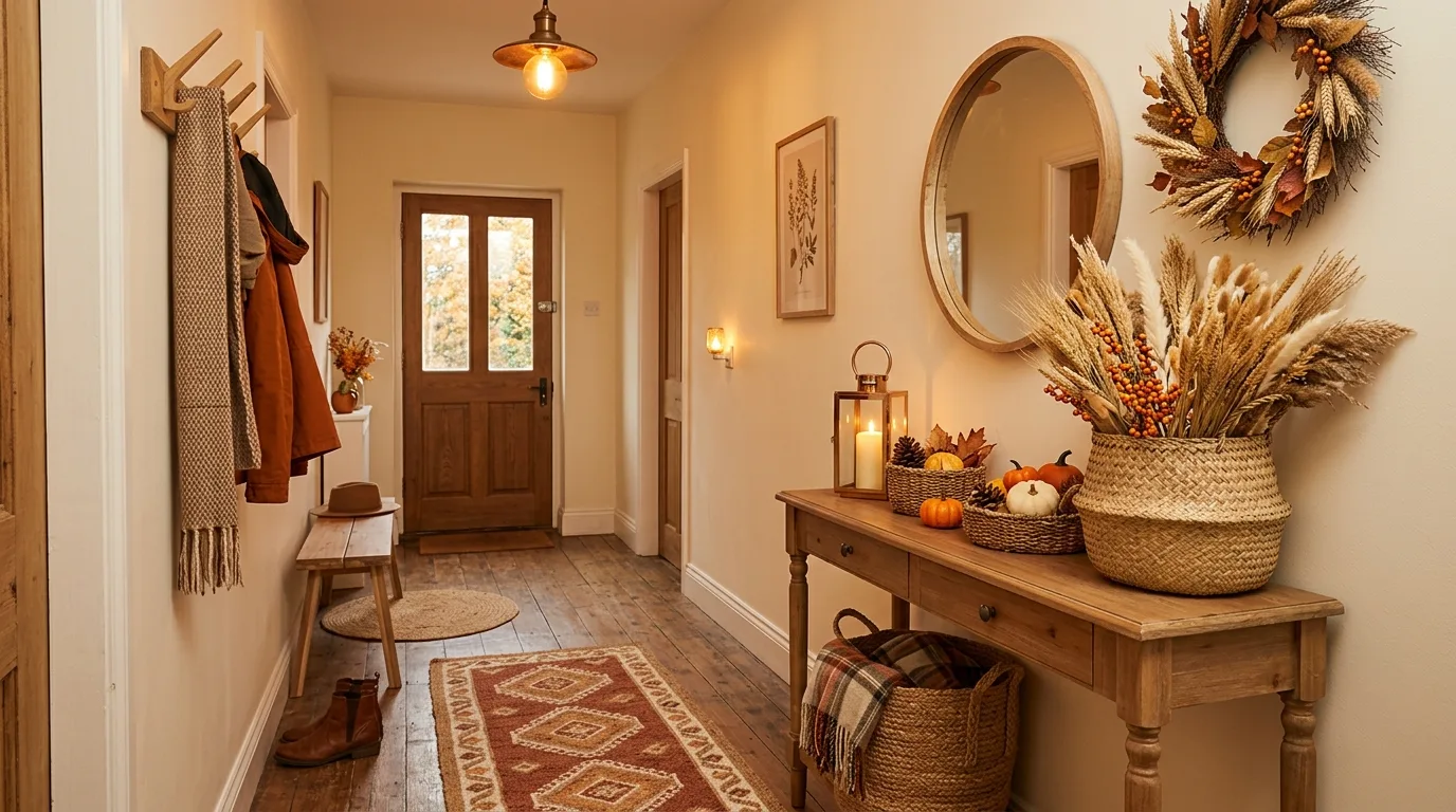 Give the bedroom its own autumn update inspiration for an indoor fall home.